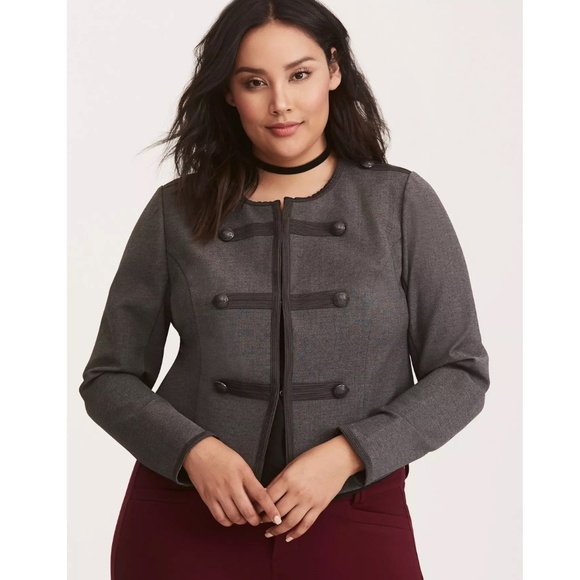 torrid Jackets & Blazers - Like New Torrid Fitted Military Jacket (2X)